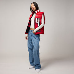 Unisex San Francisco 49ers Red NFL Puffer Vest