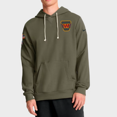 Washington Commanders Olive 2025 Salute to Service Sideline Hoodie