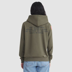 Seattle Seahawks Olive 2025 Salute to Service Sideline Hoodie