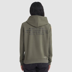 Minnesota Vikings Olive 2025 Salute to Service Sideline Hoodie