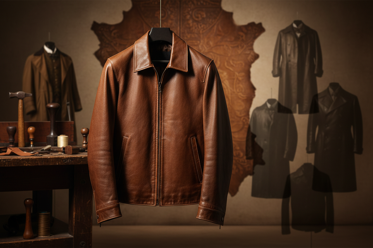 A Brief History of Leather and Why It Defines Jackets and Coats Today