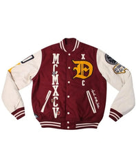 10 Deep Loose Cannon Wool Letterman Jacket