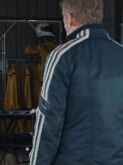 Richard Roxburgh Go Cafe Racer Black Leather Jacket