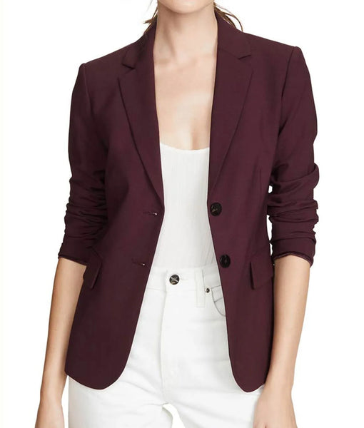 13 Reasons Why Alisha Boe Burgundy Blazer