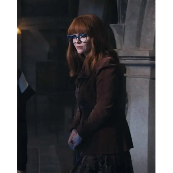 Wednesday Marilyn Thornhill Brown Jacket