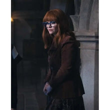 Wednesday Marilyn Thornhill Brown Jacket
