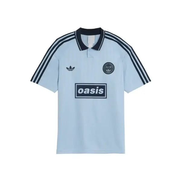 Adidas x Oasis Tour Jacquard Jersey Blue and Black