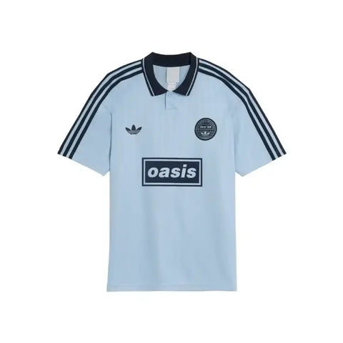 Adidas x Oasis Tour Jacquard Jersey Blue and Black
