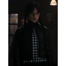 Wednesday TV Series Addams Black Leather Jacket