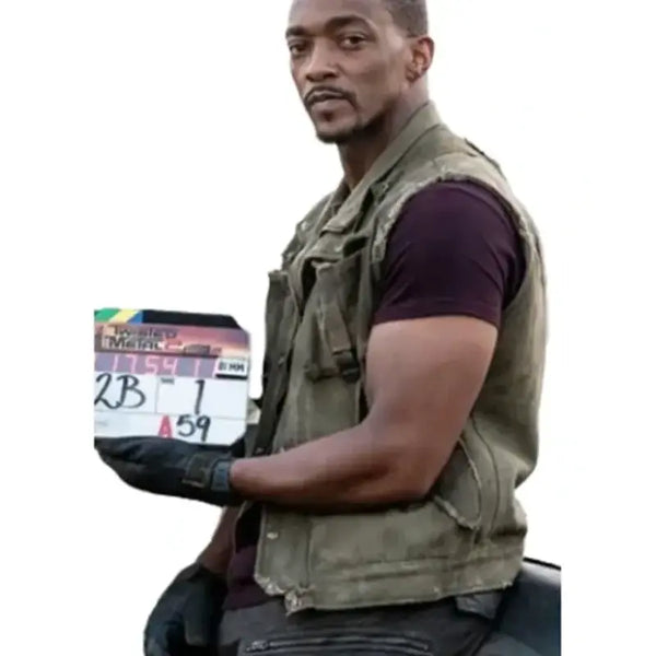 Twisted Metal S02 Anthony Mackie Green Vest