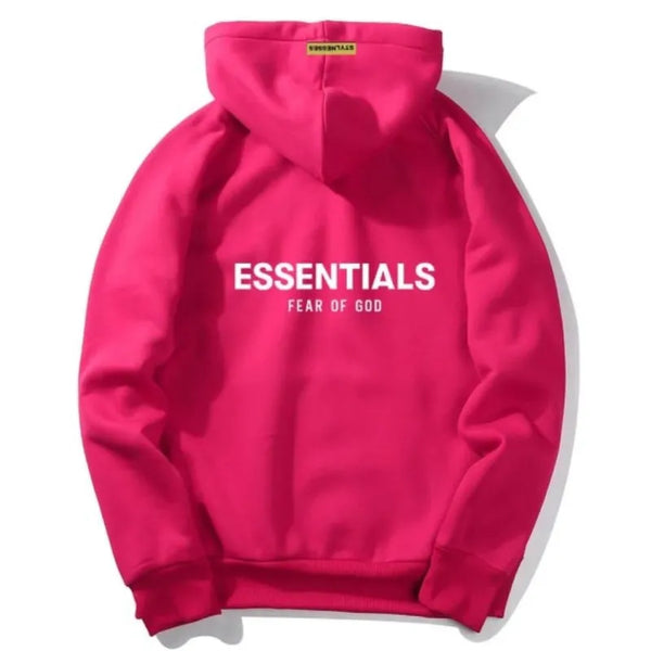 Fear Of God Essentials  Pink Pullover Hoodie