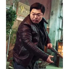 Twelve S01 Go Gyu-Pil Black Leather Jacket