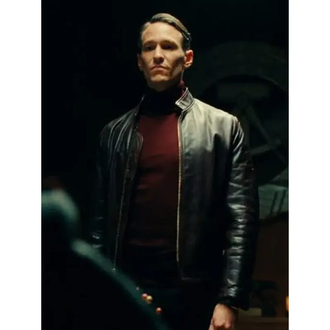 Kleo S01 Andi Wolf Black Leather Jacket