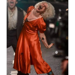 Jessie Buckley The Bride Orange Dress