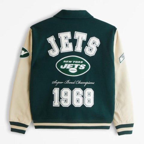 NY Jets 1968 Super Bowl Champions Varsity Jacket