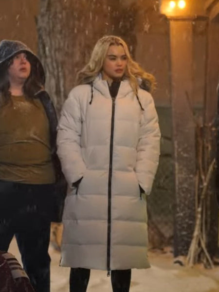 1UP 2022 Vivian Lee White Puffer Coat