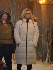 1UP 2022 Vivian Lee White Puffer Coat