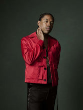 Kelvin Harrison Jr Chevalier Red Jacket