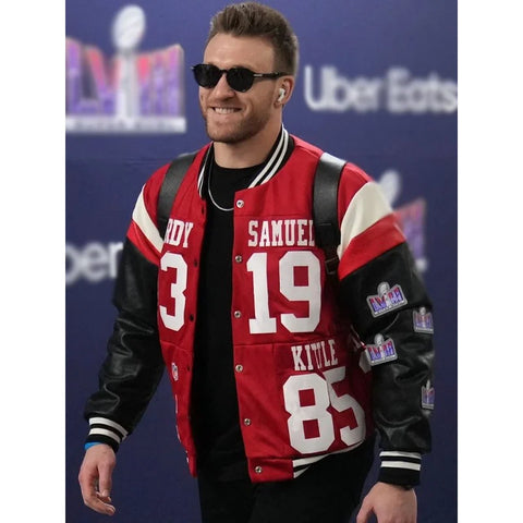 Super Bowl 49ers Kyle Juszczyk LVIII Jacket