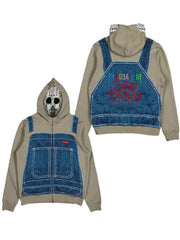 The Death Of Slim Shady Grey Zipper Hoodie