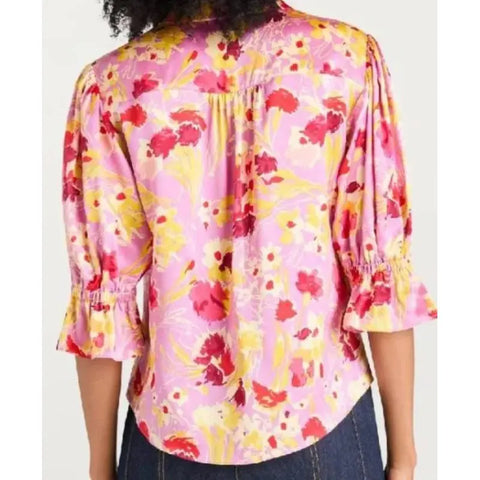 Leanne S1 Leanne Morgan Floral Shirt