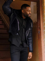 24 Legacy Ashley Thomas Black Leather Jacket