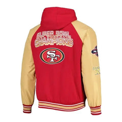 SF 49ers Super Bowl Varsity Jacket