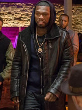 50 Cent Power Series Shearling Leather Jacket
