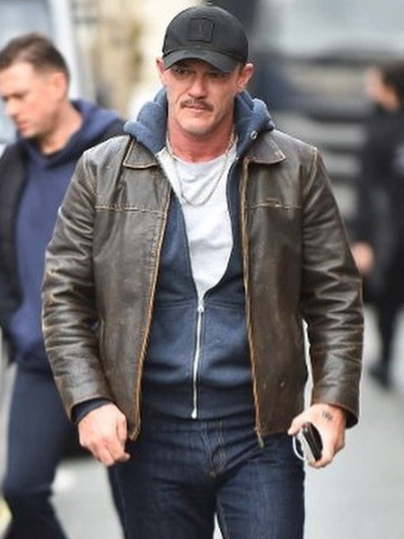 5lbs of Pressure Luke Evans Leather Jacket