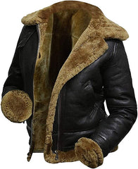 B3, WW2 Aviator Flying Shearling Jacket Women