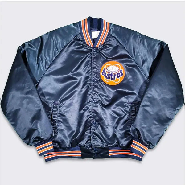 80’s Houston Astros Navy Bomber Jacket