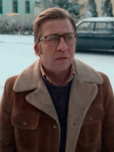 A Christmas Story Christmas Peter Billingsley Shearling Suede Leather Jacket