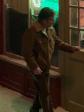 A Christmas Story Christmas Peter Billingsley Shearling Suede Leather Jacket