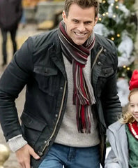 A Christmas to Remember Cameron Mathison Black Jacket