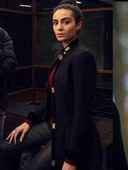 A Discovery Of Witches Aiysha Hart Long Black Coat