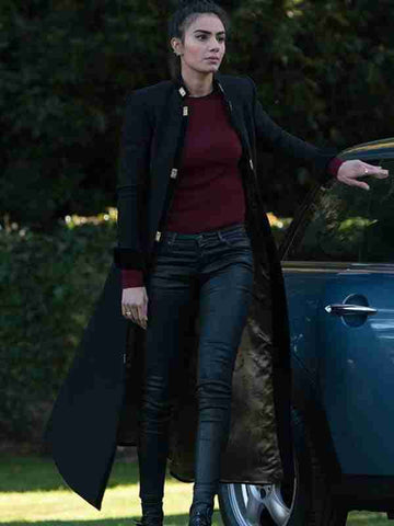 A Discovery Of Witches Aiysha Hart Long Black Coat