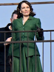 A Haunting In Venice Tina Fey Green Coat