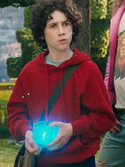 A Minecraft Movie 2025 Sebastian Eugene Hansen Red Hoodie