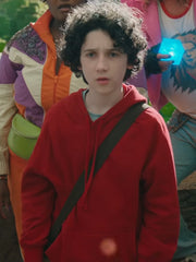 A Minecraft Movie 2025 Sebastian Eugene Hansen Red Hoodie