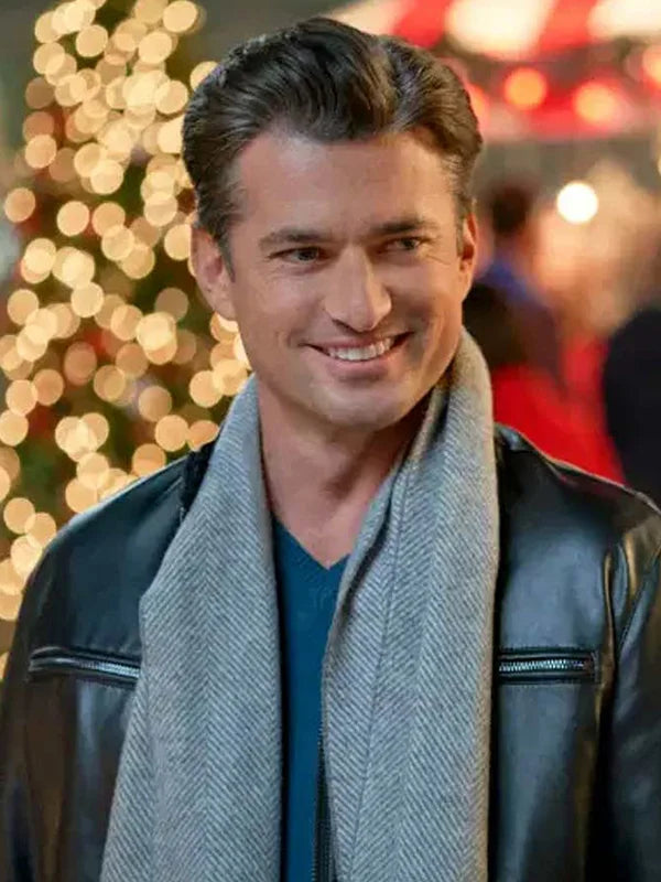 A Nashville Christmas Carol Gavin Leather Jacket