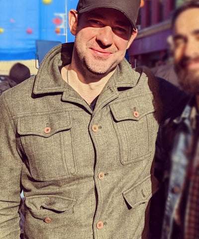 A Quiet Place Day One John Krasinski Green Jacket