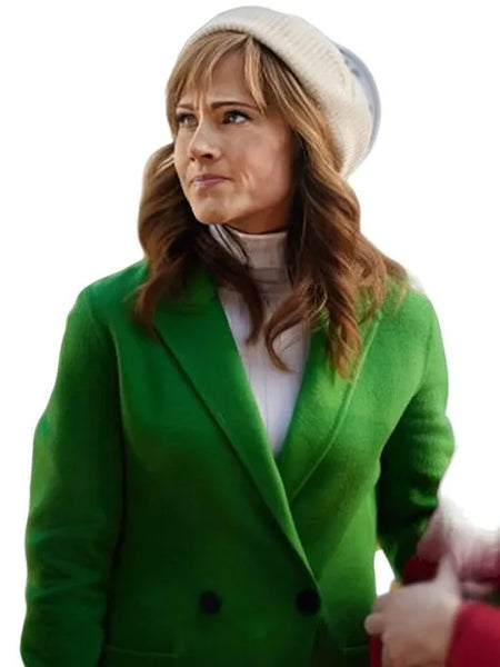 A World Record Christmas Nikki Deloach Green Coat