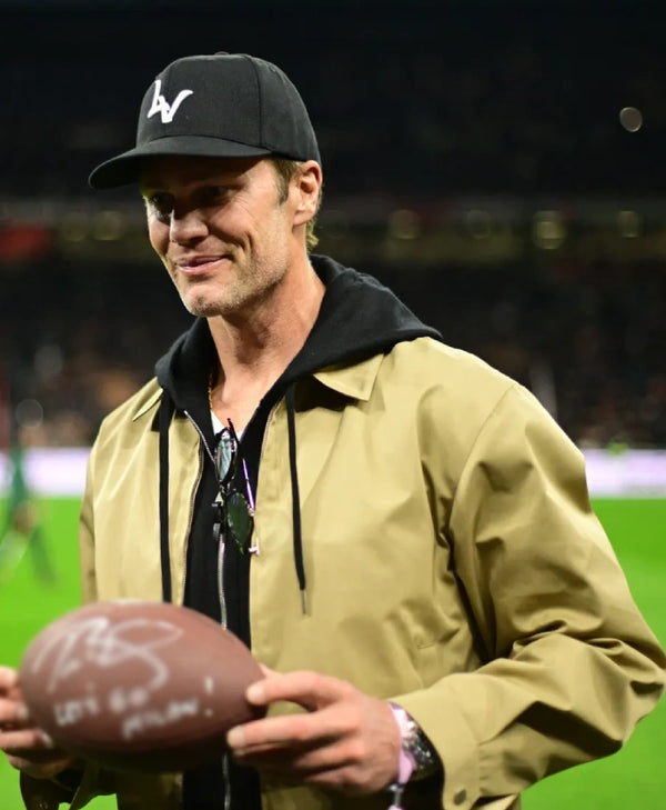 AC Milan Tom Brady Brown Jacket