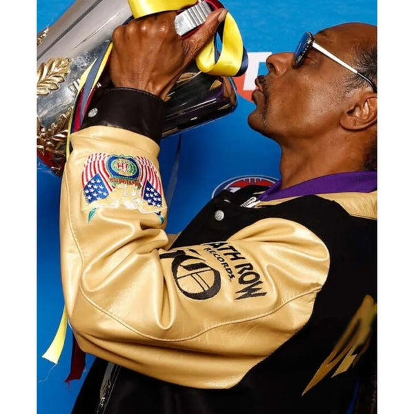 AFL Grand Final Snoop Dogg Death Row Black Jacket