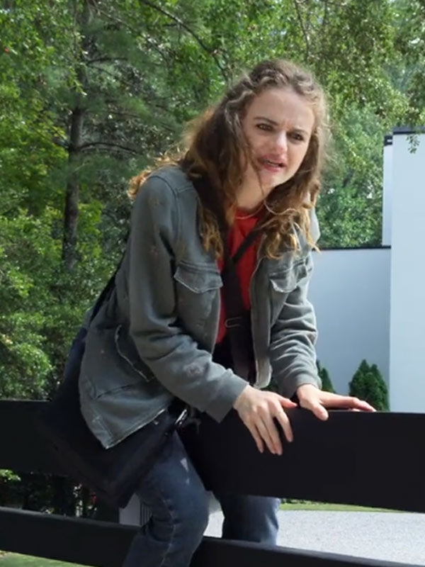 A Family Affair 2024 Joey King Grey Jacket