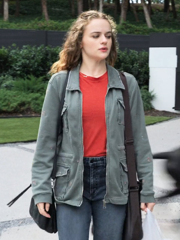 A Family Affair 2024 Joey King Grey Jacket