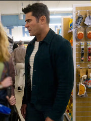 A Family Affair 2024 Zac Efron Suede Leather Jacket