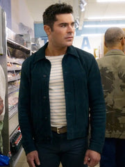 A Family Affair 2024 Zac Efron Suede Leather Jacket