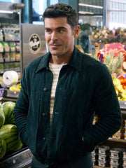 A Family Affair 2024 Zac Efron Suede Leather Jacket