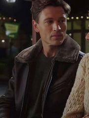 A Very Charming Christmas Town Jon Prescott Leather Jacket